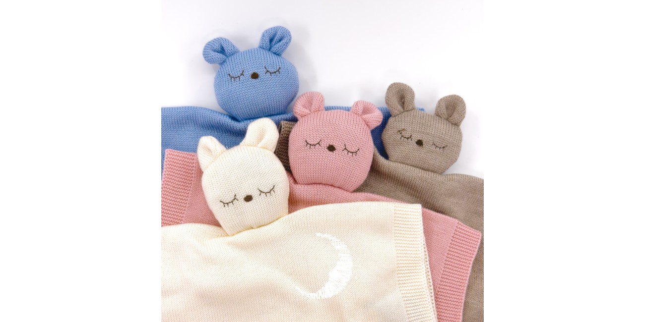 Dou Dou Orsetto in Lana Merino Extrafine | Compagno di Nanna | Velo di Luna