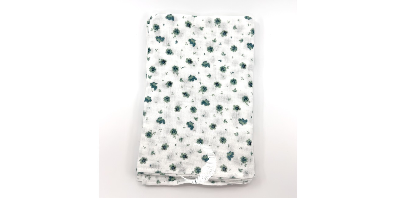 Mussola Neonato in Cotone Naturale 80×70 | Morbida e Multiuso | Made in Italy